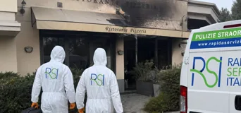 Bonifica post incendio in un locale di ristorazione — Rapida Servizi Italia