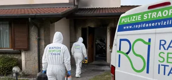 Bonifica post incendio in villa — Rapida Servizi Italia
