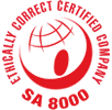 Logo Certificazione SA 8000