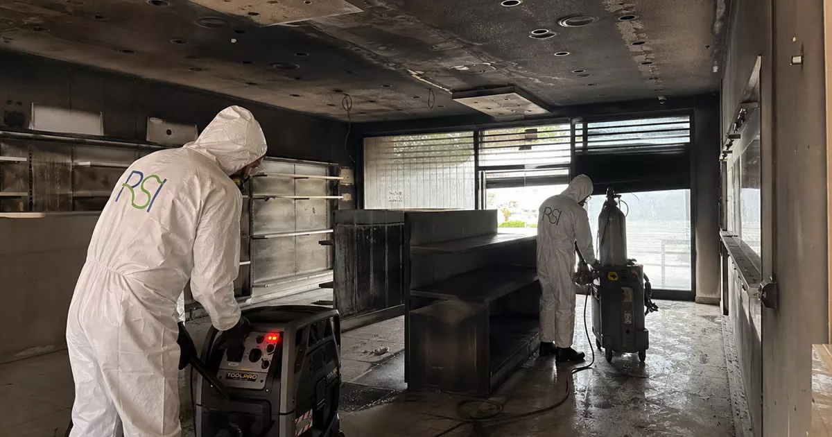 Pulizia post incendio ad Ascoli Piceno — Rapida Servizi Italia