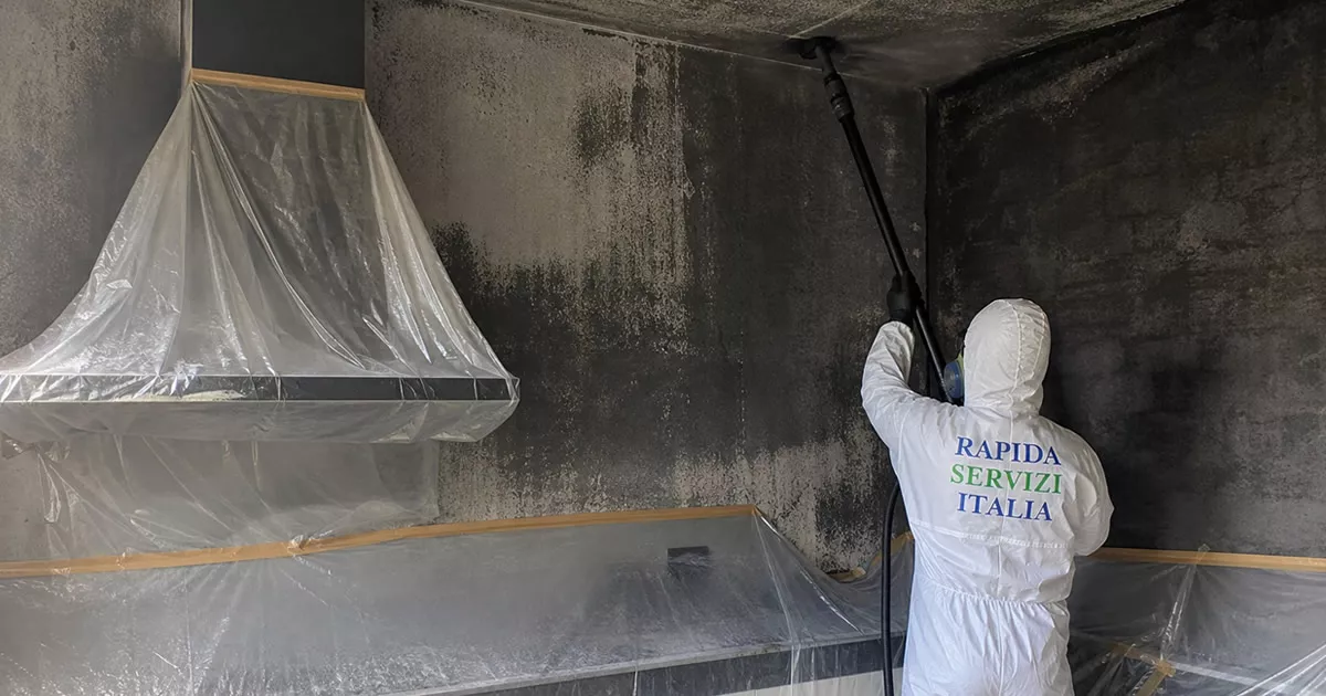 Pulizia post incendio ad Asti — Rapida Servizi Italia