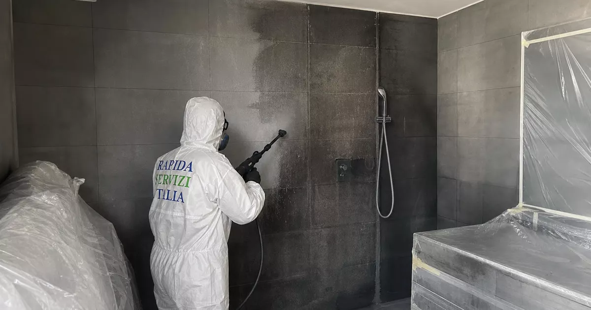 Pulizia post incendio a Bari — Rapida Servizi Italia