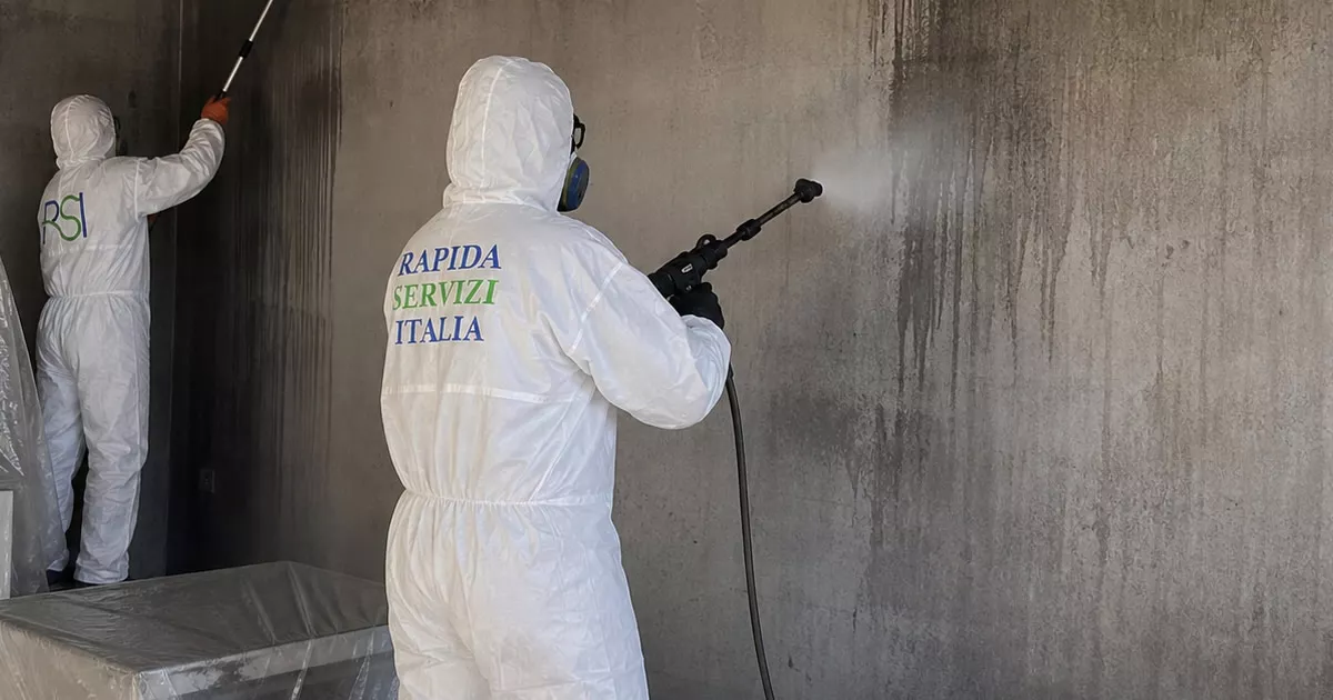 Pulizia post incendio a Bolzano — Rapida Servizi Italia