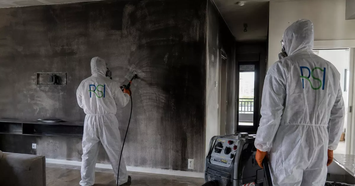 Pulizia post incendio a Brescia — Rapida Servizi Italia