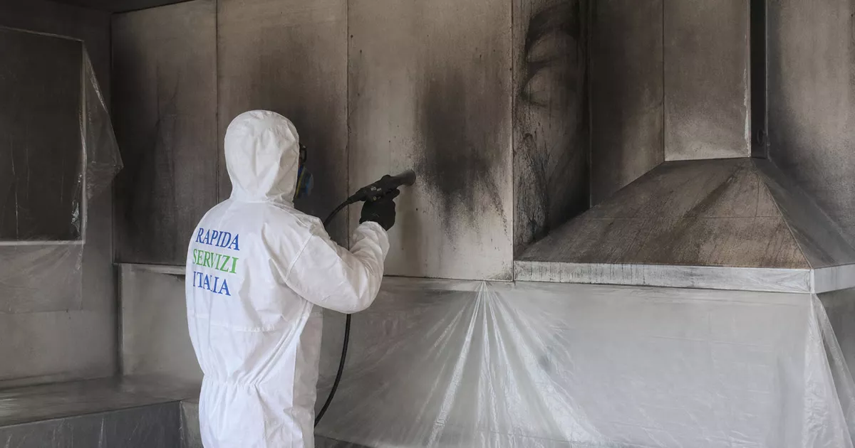 Pulizia post incendio a Cuneo — Rapida Servizi Italia