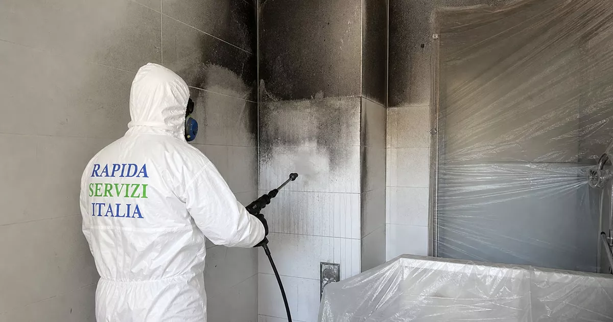 Pulizia post incendio a Grosseto — Rapida Servizi Italia