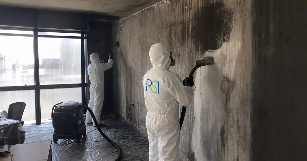 Pulizia post incendio a Lodi — Rapida Servizi Italia