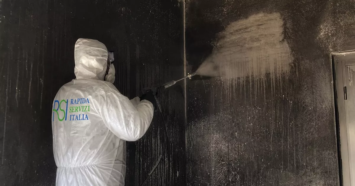 Pulizia post incendio a Perugia — Rapida Servizi Italia