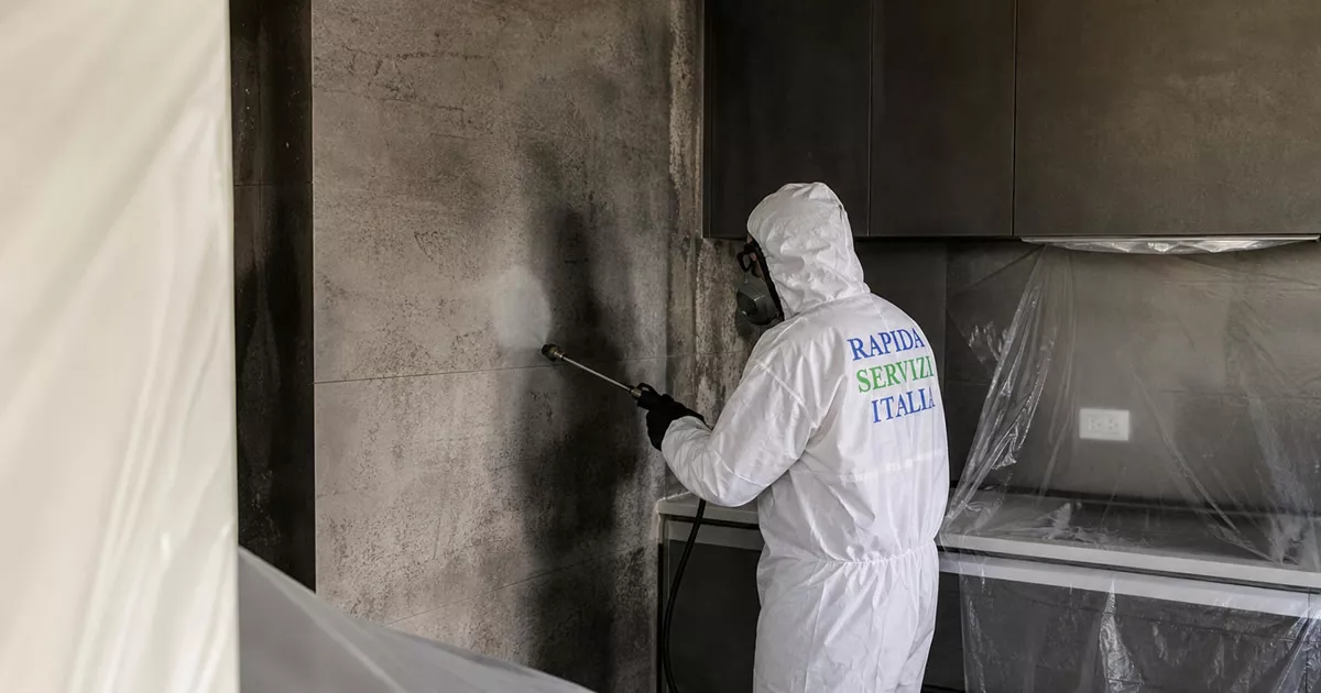 Pulizia post incendio a Ragusa — Rapida Servizi Italia