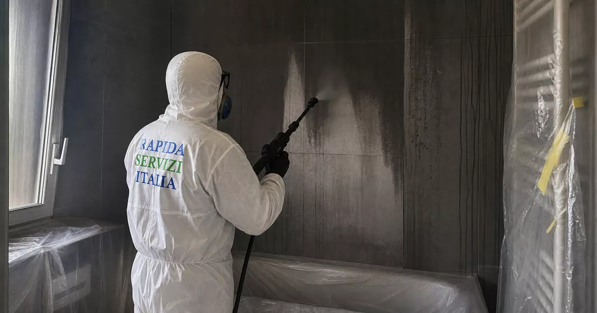 Pulizia post incendio a Reggio Calabria — Rapida Servizi Italia