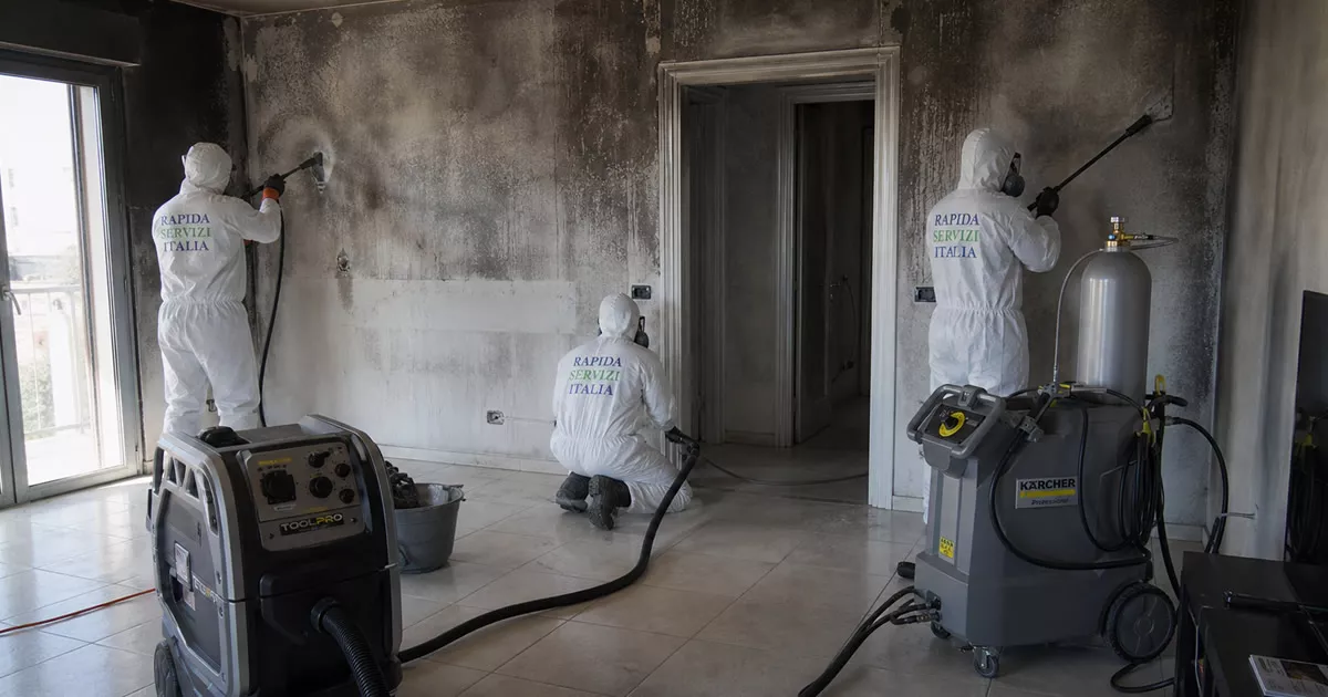 Pulizia post incendio a Torino — Rapida Servizi Italia