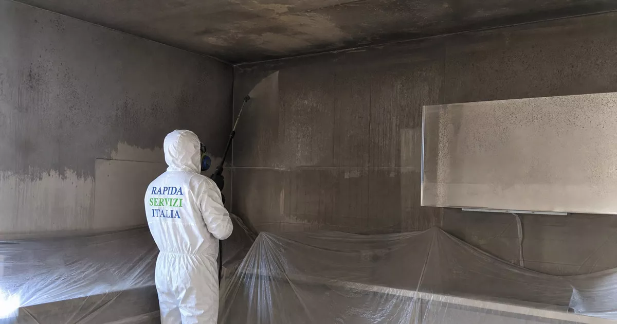 Pulizia post incendio a Venezia — Rapida Servizi Italia