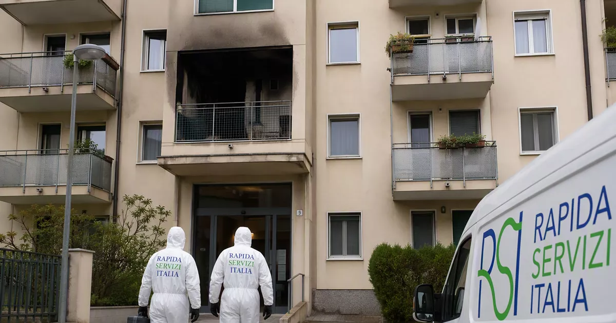 Pulizia post incendio a Vicenza — Rapida Servizi Italia