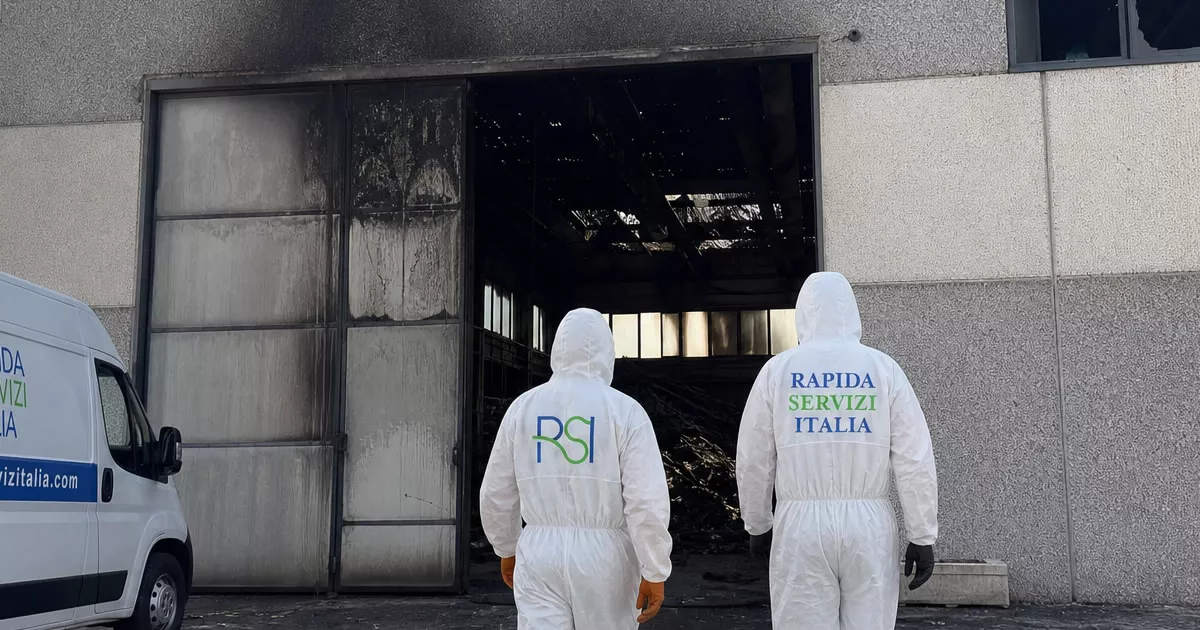 Pulizia post incendio a Viterbo — Rapida Servizi Italia